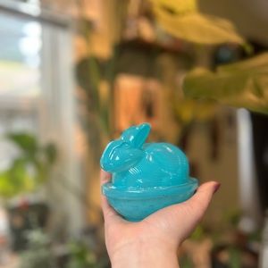 Vintage glass bunny